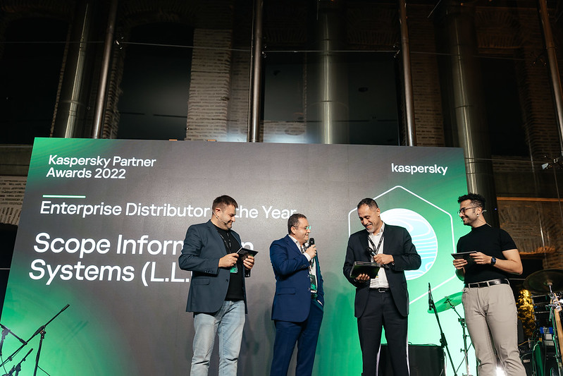 You are currently viewing SCOPE Middle East wins Three Coveted Awards at the Kaspersky Global Partner Conference 2022